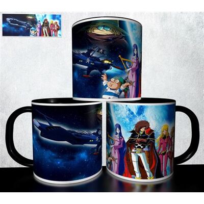 Forever Mug collection design - Albator Captain Harlock 312 Blanc - Publicité Forever Mug collection design - Albator Captain Harlock 312 Blanc - Publicité