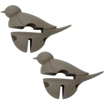 Support pour cuillères oiseaux Dexam - Gris - 2 pièces 3 en 1 10x7x4cm - Publicité Support pour cuillères oiseaux Dexam - Gris - 2 pièces 3 en 1 10x7x4cm - Publicité