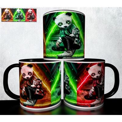 Forever Mug personnalisé 4Ever1 - Animal Fun Panda design 190 Blanc - Publicité Forever Mug personnalisé 4Ever1 - Animal Fun Panda design 190 Blanc - Publicité