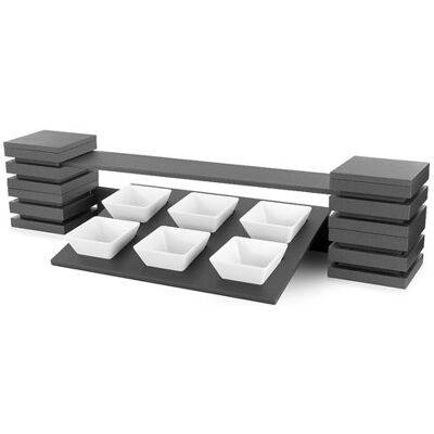 Kit d'Exposition Buffet Modular Pujadas - 6 Bols, 2 Niveaux - Publicité Kit d'Exposition Buffet Modular Pujadas - 6 Bols, 2 Niveaux - Publicité