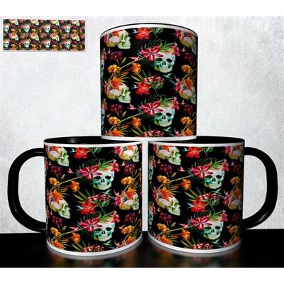 Forever MUG collection design - Tête de mort Skull Halloween 990 Blanc - Publicité Forever MUG collection design - Tête de mort Skull Halloween 990 Blanc - Publicité