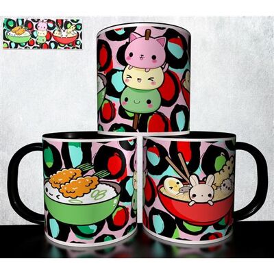 Forever Mug personnalisé 4Ever1 - Kawaii food design 185 Blanc - Publicité Forever Mug personnalisé 4Ever1 - Kawaii food design 185 Blanc - Publicité