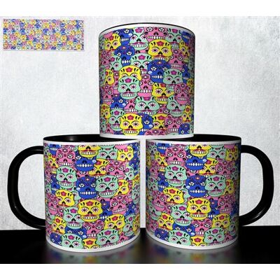Forever MUG collection design - Tête de mort Skull Halloween 987 Blanc - Publicité Forever MUG collection design - Tête de mort Skull Halloween 987 Blanc - Publicité
