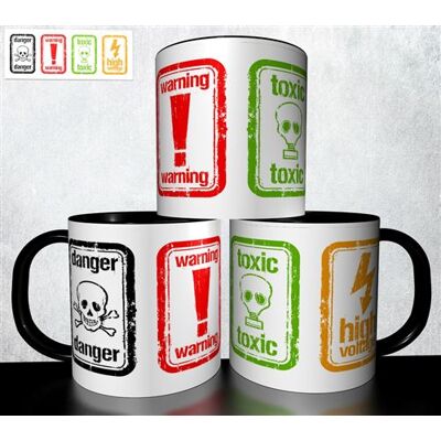 Forever MUG collection design - Toxic Danger 1088 Blanc - Publicité Forever MUG collection design - Toxic Danger 1088 Blanc - Publicité