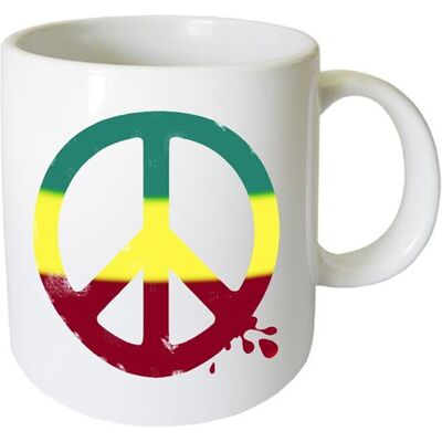 Tasse en céramique Peace by Cbkreation Multicolore - Publicité Tasse en céramique Peace by Cbkreation Multicolore - Publicité