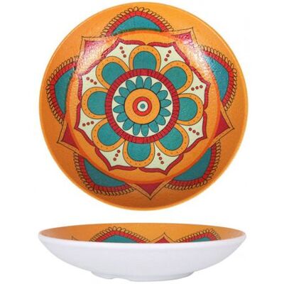 Non communiqué Service Assiettes RITA rondes de 6 Pièces creuses en Porcelaine décorée 306g, plat de service pour salades et entrées, desserts - diamètre 23 x hauteur 4,5 cm - Publicité Non communiqué Service Assiettes RITA rondes de 6 Pièces creuses en Porcelaine décorée 306g, plat de service pour salades et entrées, desserts - diamètre 23 x hauteur 4,5 cm - Publicité