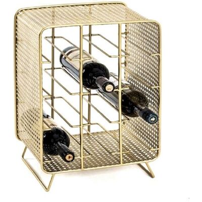 Non communiqué Porte-bouteilles coloris or en métal - L 30 x P 24 x H 46 cm -PEGANE- métal - Publicité Non communiqué Porte-bouteilles coloris or en métal - L 30 x P 24 x H 46 cm -PEGANE- métal - Publicité