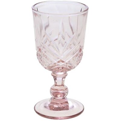 Non communiqué Boîte de 6 verres à pied rose - Amadeus - Rose - Verre Rose - Publicité Non communiqué Boîte de 6 verres à pied rose - Amadeus - Rose - Verre Rose - Publicité