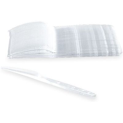 Générique 100 couteaux réutilisables 18cm cristal - aluplast co 180 rlux Transparent - Publicité Générique 100 couteaux réutilisables 18cm cristal - aluplast co 180 rlux Transparent - Publicité