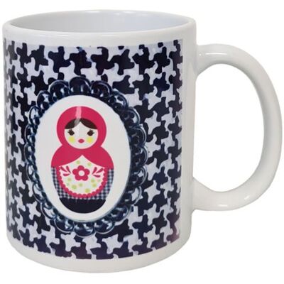 Cbk Tasse en céramique Poupée russe Multicolore - Publicité Cbk Tasse en céramique Poupée russe Multicolore - Publicité
