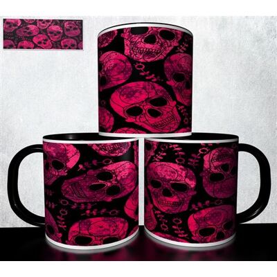 Forever MUG collection design - Tête de mort Skull Halloween 962 Blanc - Publicité Forever MUG collection design - Tête de mort Skull Halloween 962 Blanc - Publicité