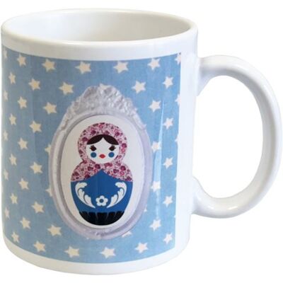 Cbk Tasse en céramique poupée russe 350 ml Multicolore - Publicité Cbk Tasse en céramique poupée russe 350 ml Multicolore - Publicité