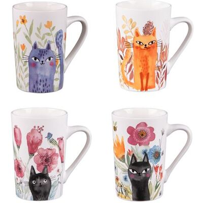 Non communiqué Coffret 4 mugs Savannah 35 cl - Table Passion - Multicolore - Porcelaine Multicolore - Publicité Non communiqué Coffret 4 mugs Savannah 35 cl - Table Passion - Multicolore - Porcelaine Multicolore - Publicité