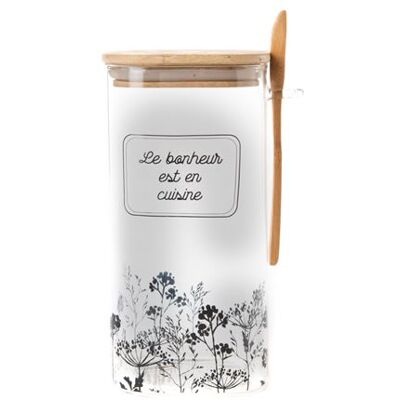 Non communiqué Bonbonnière avec cuillère 21 cm Yuma - Amadeus - Transparent - Verre Transparent - Publicité Non communiqué Bonbonnière avec cuillère 21 cm Yuma - Amadeus - Transparent - Verre Transparent - Publicité