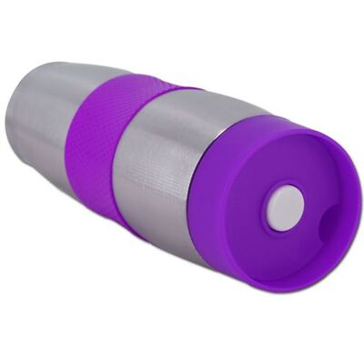 Cenocco CC-6000: Tasse de voyage sous vide en acier inoxydable Mauve Mauve - Publicité Cenocco CC-6000: Tasse de voyage sous vide en acier inoxydable Mauve Mauve - Publicité
