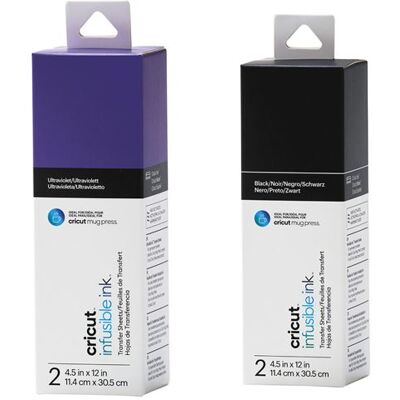 Non communiqué 4 feuilles de transfert pour Mug Press - Violet + Noir Multicolore - Publicité Non communiqué 4 feuilles de transfert pour Mug Press - Violet + Noir Multicolore - Publicité