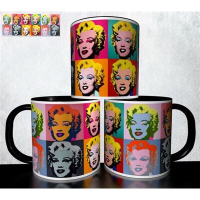 Forever MUG collection design - Pop Art Marilyn Monroe 1041 Blanc - Publicité Forever MUG collection design - Pop Art Marilyn Monroe 1041 Blanc - Publicité