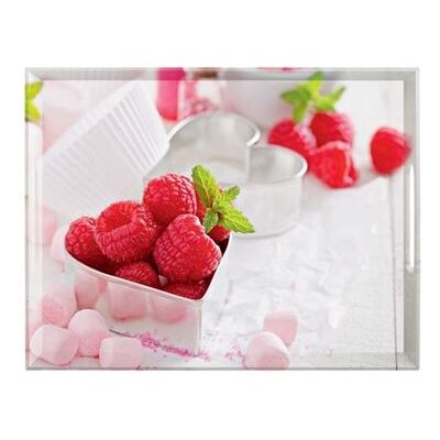 Emsa Plateau, Motif Framboise, 40 x 31 cm, Classic, 517748 - Publicité Emsa Plateau, Motif Framboise, 40 x 31 cm, Classic, 517748 - Publicité