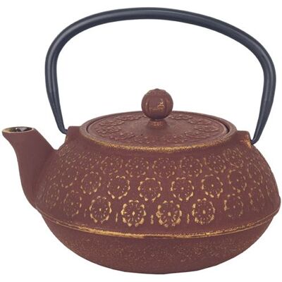 Non communiqué SIGNES GRIMALT Théière de type japonaise marron en fonte 1 litre MARRON - Publicité Non communiqué SIGNES GRIMALT Théière de type japonaise marron en fonte 1 litre MARRON - Publicité