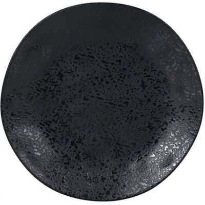 Non communiqué Lot de 12 assiettes DENA de présentation, plat à servir en porcelaine noir - Diamètre 27 x hauteur 2 cm Noir - Publicité Non communiqué Lot de 12 assiettes DENA de présentation, plat à servir en porcelaine noir - Diamètre 27 x hauteur 2 cm Noir - Publicité