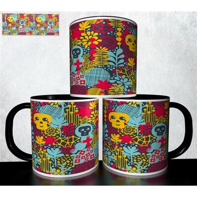 Forever MUG collection design - Tête de mort Skull Halloween 1021 Blanc - Publicité Forever MUG collection design - Tête de mort Skull Halloween 1021 Blanc - Publicité