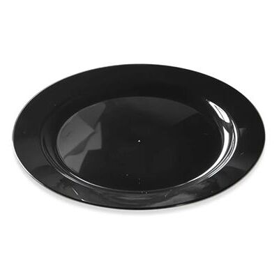 Générique 12 assiettes rondes réutilisables 19cm ébène - aluplast arp 190 ebene Noir - Publicité Générique 12 assiettes rondes réutilisables 19cm ébène - aluplast arp 190 ebene Noir - Publicité