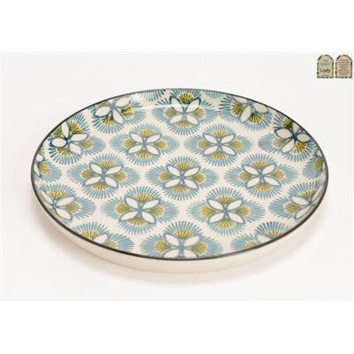 Ensemble d'Assiettes Imany 26 cm - Bleu en Grès - Publicité Ensemble d'Assiettes Imany 26 cm - Bleu en Grès - Publicité