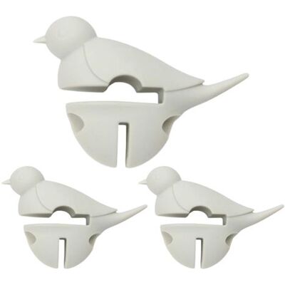 Dexam 3 Petite Repose-cuillère Oiseau Blanc - Accessoire Cuisine - Publicité Dexam 3 Petite Repose-cuillère Oiseau Blanc - Accessoire Cuisine - Publicité