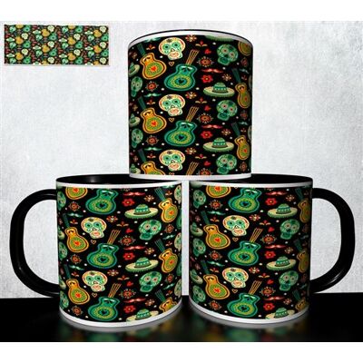 Forever MUG collection design - Tête de mort Skull Halloween 1003 Blanc - Publicité Forever MUG collection design - Tête de mort Skull Halloween 1003 Blanc - Publicité