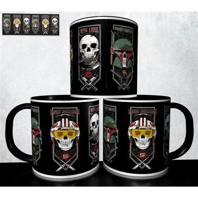 Forever MUG collection design - Tête de mort Skull Halloween 999 Blanc - Publicité Forever MUG collection design - Tête de mort Skull Halloween 999 Blanc - Publicité