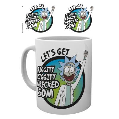 Gb Posters Tasse á café Rick et Morty Wrecked - Publicité Gb Posters Tasse á café Rick et Morty Wrecked - Publicité