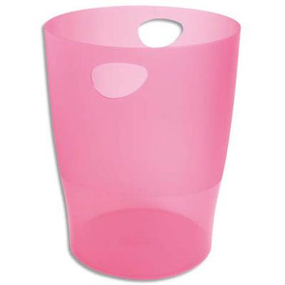 VISIODIRECT Lot de 3 Corbeilles à papier ECO 15 L rose translucide - Diamètre 26 cm, hauteur 33,5 cm - Publicité VISIODIRECT Lot de 3 Corbeilles à papier ECO 15 L rose translucide - Diamètre 26 cm, hauteur 33,5 cm - Publicité