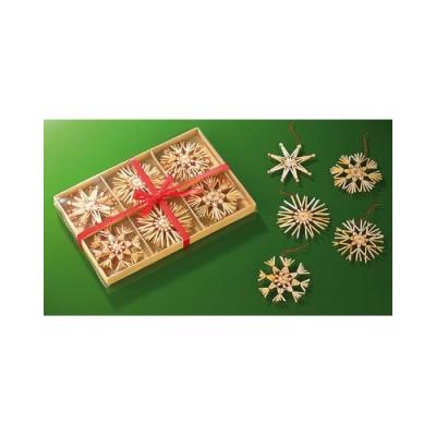 Infactory 24 Étoiles en paille pour sapin de noël Incolore - Publicité Infactory 24 Étoiles en paille pour sapin de noël Incolore - Publicité