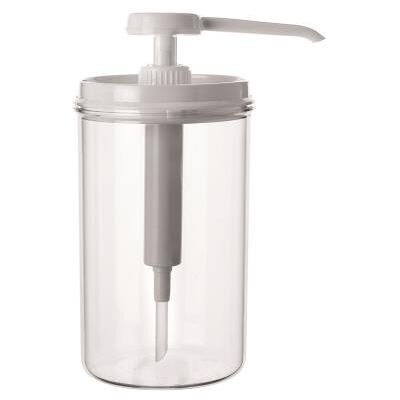 VISIODIRECT Pichet à pompe cylindrique en polystyrène cristal D : Ø 115 x 230 mm (135cl) - Publicité VISIODIRECT Pichet à pompe cylindrique en polystyrène cristal D : Ø 115 x 230 mm (135cl) - Publicité