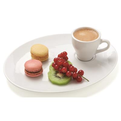 VISIODIRECT lot de 6 assiettes café gourmand isis l250 x lg195 x h20 mm - Publicité VISIODIRECT lot de 6 assiettes café gourmand isis l250 x lg195 x h20 mm - Publicité