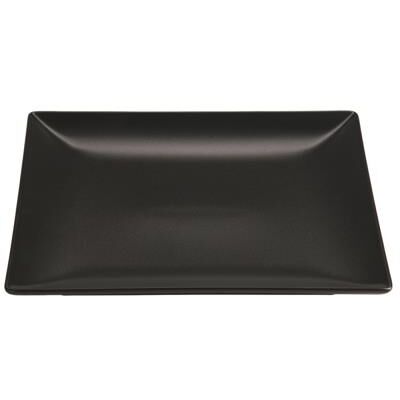 VISIODIRECT lot de 6 assiettes carrees noires kuro porcelaine l210 x lg210 x h20 mm. Publicité VISIODIRECT lot de 6 assiettes carrees noires kuro porcelaine l210 x lg210 x h20 mm. Publicité