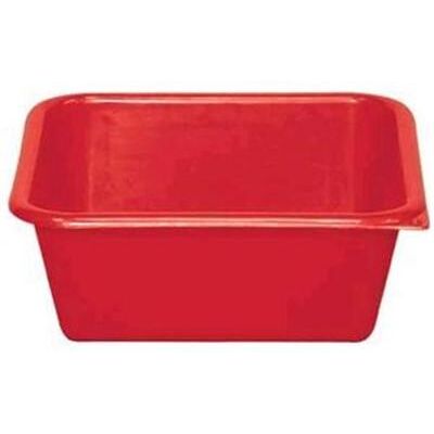 Aluminium et plastique cuvette 24 carre 3l*rouge *rivaton Rouge - Publicité Aluminium et plastique cuvette 24 carre 3l*rouge *rivaton Rouge - Publicité