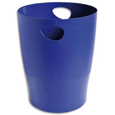 VISIODIRECT Lot de 2 Corbeilles à papier 15L bleu - Polystyrène - Diamètre 26 cm, hauteur 33,5cm - Publicité VISIODIRECT Lot de 2 Corbeilles à papier 15L bleu - Polystyrène - Diamètre 26 cm, hauteur 33,5cm - Publicité