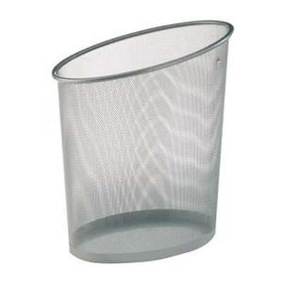 VISIODIRECT Corbeille à papier en métal Mesh 18 litres - Dimensions : L35,5 x H39 x P20 coloris argenté - Publicité VISIODIRECT Corbeille à papier en métal Mesh 18 litres - Dimensions : L35,5 x H39 x P20 coloris argenté - Publicité