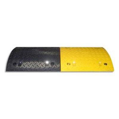 VISIODIRECT Ralentisseur Fast 60 pour voies privées avec fixations beton - Dim L50 x H6 x P43 cm noir jaune Noir - Publicité VISIODIRECT Ralentisseur Fast 60 pour voies privées avec fixations beton - Dim L50 x H6 x P43 cm noir jaune Noir - Publicité
