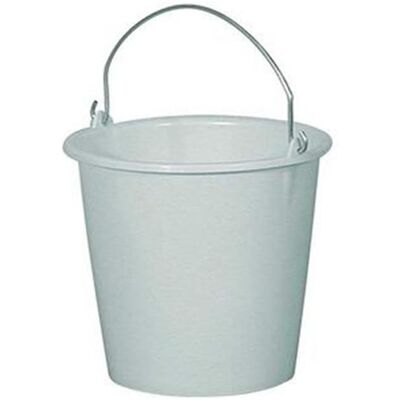 Aluminium et plastique seau 10l*gris mouchete*rivaton*s10 Gris - Publicité Aluminium et plastique seau 10l*gris mouchete*rivaton*s10 Gris - Publicité