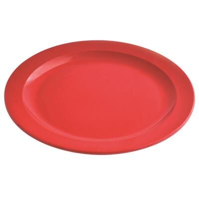 VISIODIRECT lot de 10 assiettes plates melamine rouge ø175 x h18 mm - Publicité VISIODIRECT lot de 10 assiettes plates melamine rouge ø175 x h18 mm - Publicité