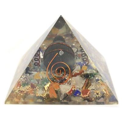 Pyramide Orgone 60mm Cuivre - Outil de Guérison Spirituelle - Publicité Pyramide Orgone 60mm Cuivre - Outil de Guérison Spirituelle - Publicité