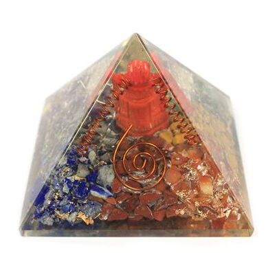 Marque Ganesh Pyramide d'Orgonite Bougie 70mm - Publicité Marque Ganesh Pyramide d'Orgonite Bougie 70mm - Publicité