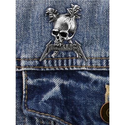 Alchemy Badge Rocks Metallica Damage Inc Gris - Publicité Alchemy Badge Rocks Metallica Damage Inc Gris - Publicité