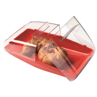 VISIODIRECT Corbeille à croissants rouge en plastique D : 300x160x127 mm - Publicité VISIODIRECT Corbeille à croissants rouge en plastique D : 300x160x127 mm - Publicité