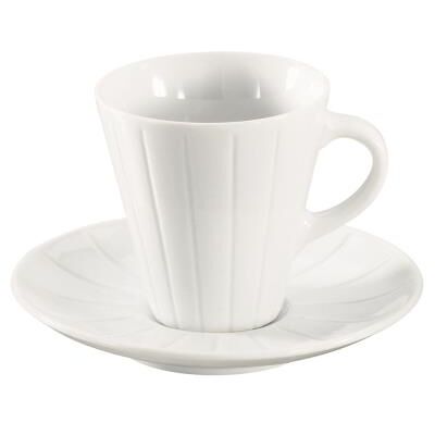 VISIODIRECT lot de 6 tasses et sous tasses café sfood porcelaine ø65 x h66 mm. 9cl. Publicité VISIODIRECT lot de 6 tasses et sous tasses café sfood porcelaine ø65 x h66 mm. 9cl. Publicité