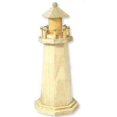 Rayher Phare en bois, 25 cm - Publicité Rayher Phare en bois, 25 cm - Publicité