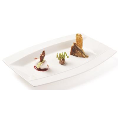 VISIODIRECT lot de 4 assiettes plates squadro porcelaine l258 x lg258 x h20 mm - Publicité VISIODIRECT lot de 4 assiettes plates squadro porcelaine l258 x lg258 x h20 mm - Publicité