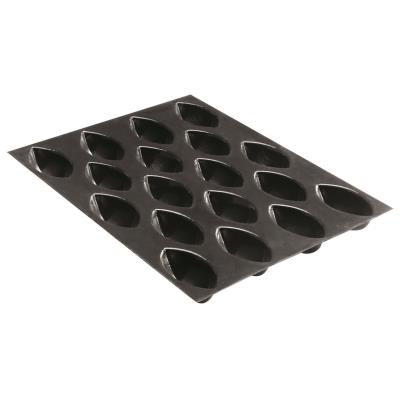 La Brunoise Flexipan Quenelles professionnelles GN 1/1, à 32 Empreintes L 84 x lg 44 x H 35 mm, grande - Publicité La Brunoise Flexipan Quenelles professionnelles GN 1/1, à 32 Empreintes L 84 x lg 44 x H 35 mm, grande - Publicité